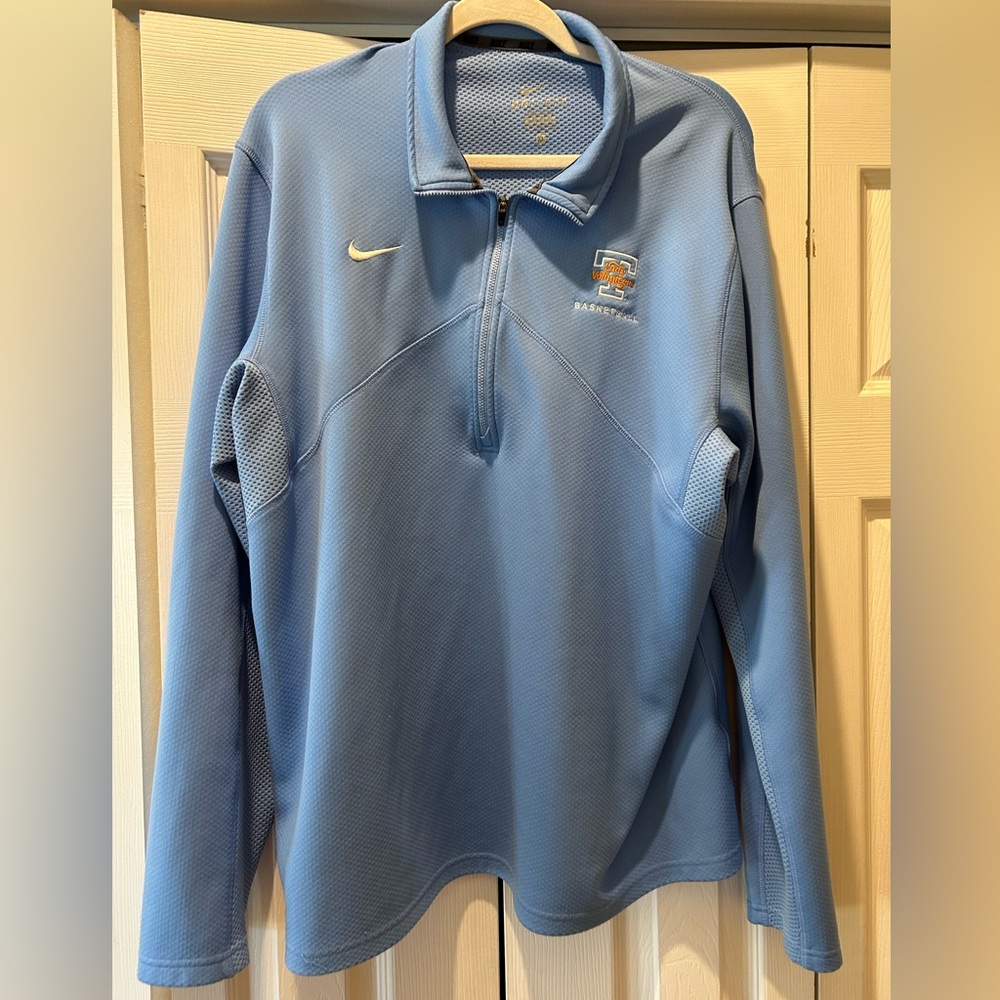 Nike Light Blue Quarter-Zip Top